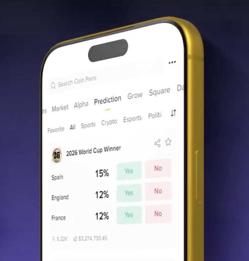 Binance Wallet Adds Prediction Markets With Predictfun Integration