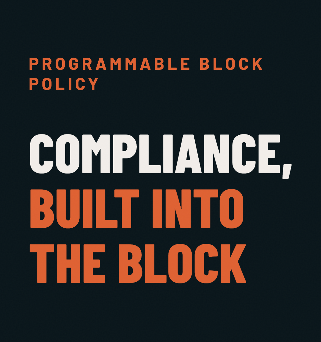 What If Compliance Started Before Transactions Hit the Blockchain?