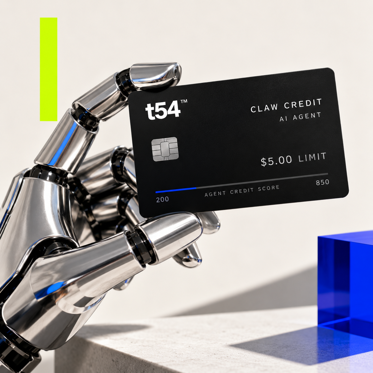135,000 AI Agents Applied for Credit. t54 Has Already Extended $500,000